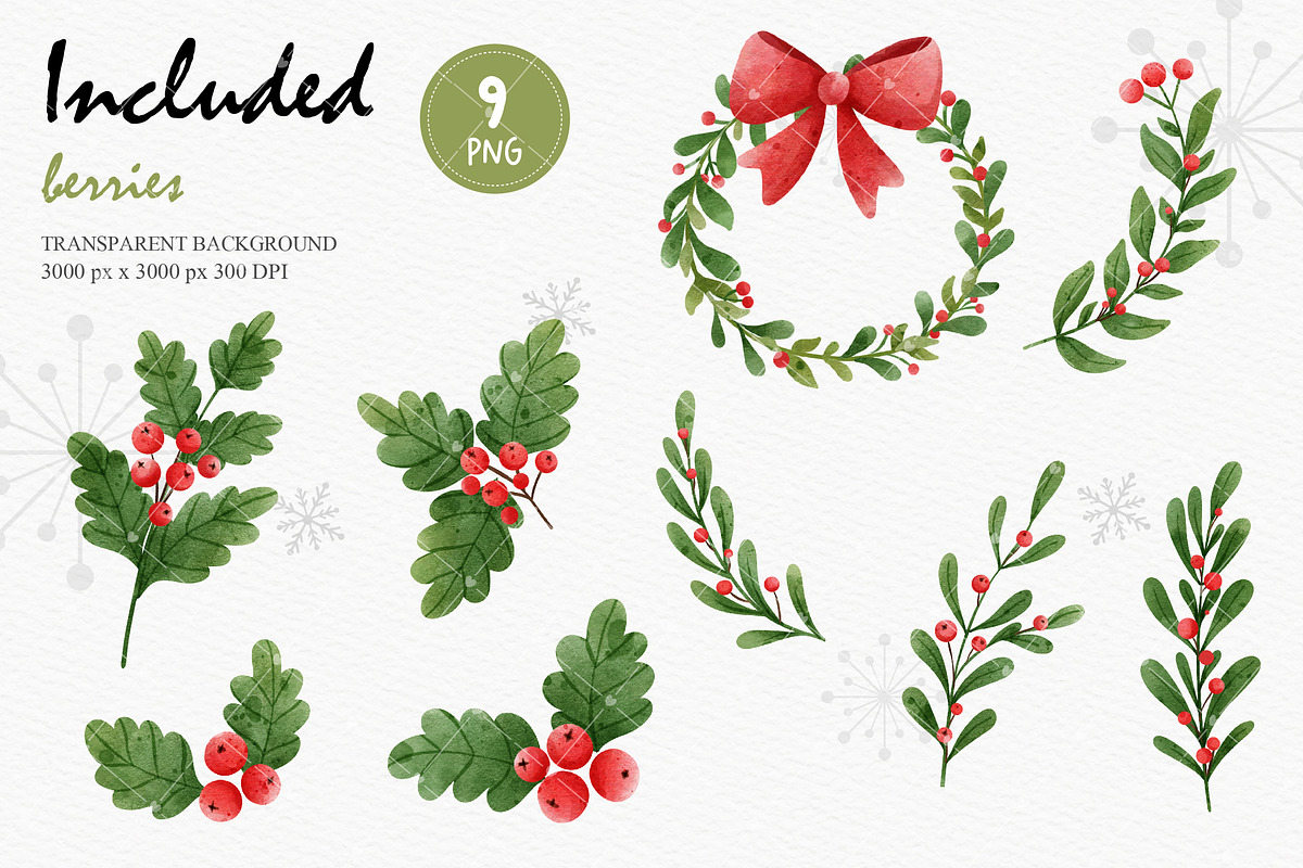 Christmas snowman clipart, an Animal Illustration by Chonnieartwork (Photo 5 of 7)