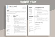 Resume Template word | Educator CV, a Resume Template by aivos (Thumbnail 3 of 7)