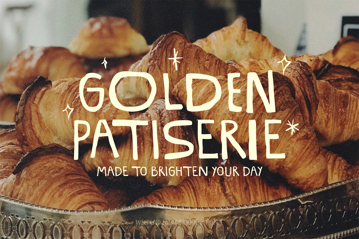 Weekend Parade – Quirky Font, a Handwritten Font by shineink.designlab (Photo 10 of 12)