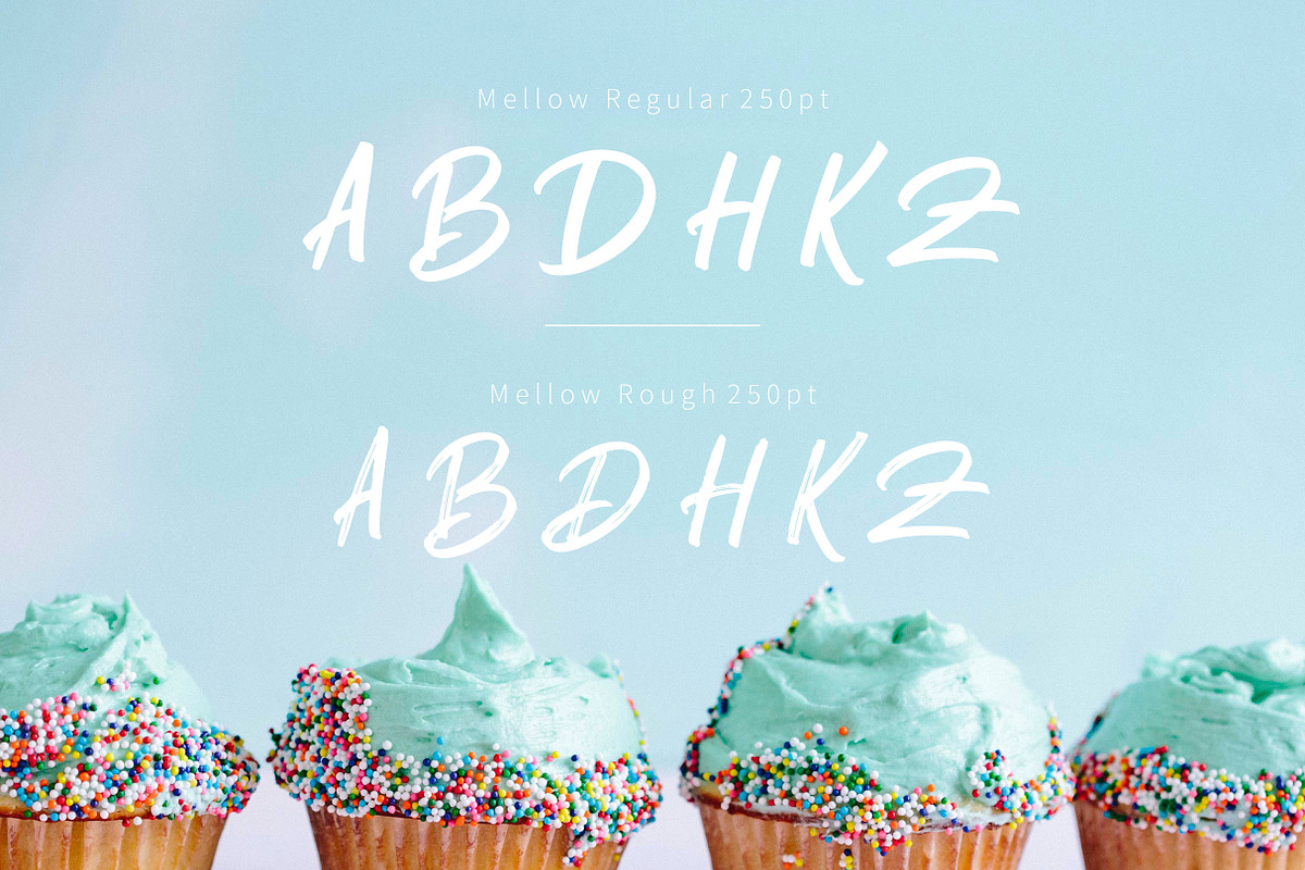 Mellow. Brush Font. Two Styles preview 4