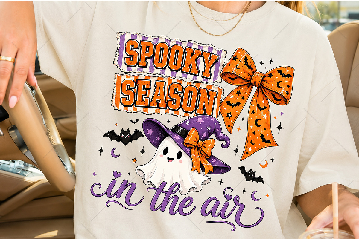 Coquette Ghost Halloween PNG, an Object Illustration by OK Design (Photo 2 of 5)