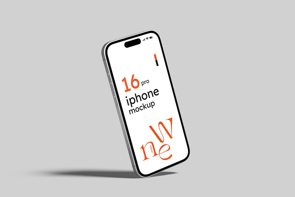 iPhone 16 Pro Mockup, an iPhone Mockup by Amigos__46 (Photo 3 of 10)