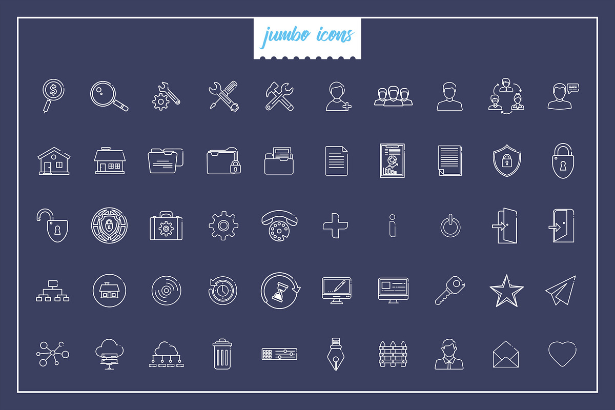 Interface Line Icons V2, an Outline Icon by Jumbo Icons (Photo 4 of 5)