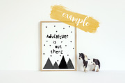 Nursery Styled Thin Wooden Frame, a Print Template by YOYO Photo (Thumbnail 2 of 2)