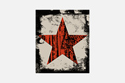 Grunge Stars abstract background set, a Decorative Illustration by PoPaShop (Thumbnail 8 of 9)