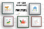 My sea adventures, an Animal Illustration by Viktoria Siarova (Thumbnail 6 of 7)