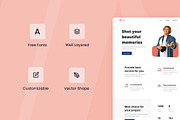Photographer Web Design, a Wireframe Template by INSPR STD (Thumbnail 5 of 6)