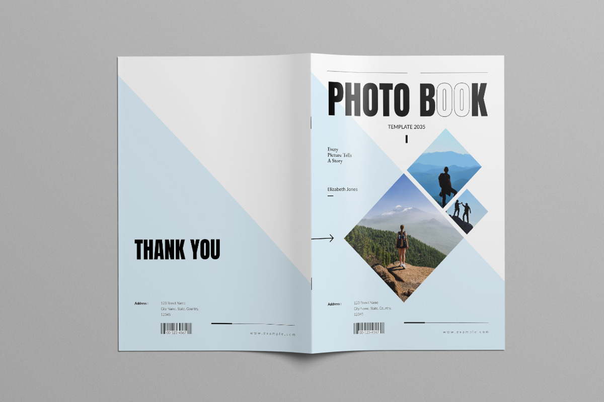 Photo Book Landscape Layout, a Brochure Template by Pixelpick (Photo 9 of 9)