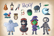 Halloween Watercolour Illustrations, an Illustration by Arshad Ali (Thumbnail 5 of 6)