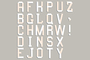 Letters composed of paper., an Education Illustration by katykin (Thumbnail 2 of 3)