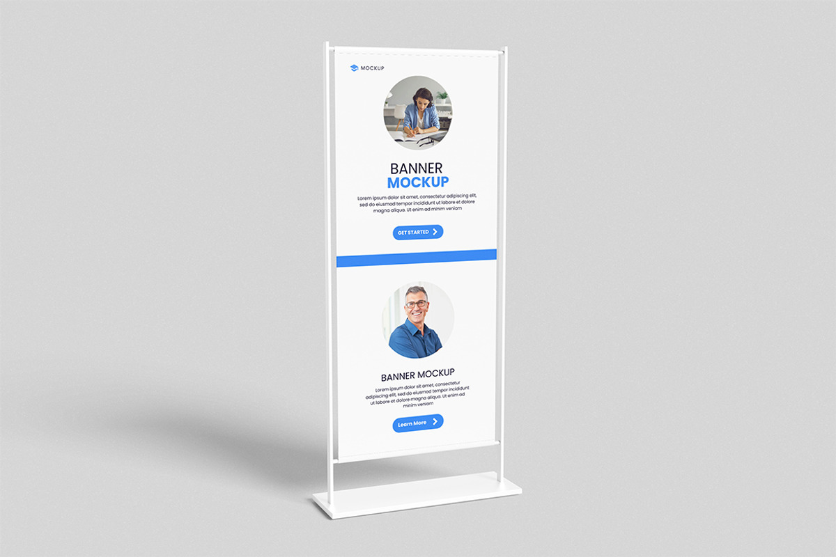 High Quality Banner Mockup, an Advertising Mockup by swsi-studio (Photo 3 of 5)