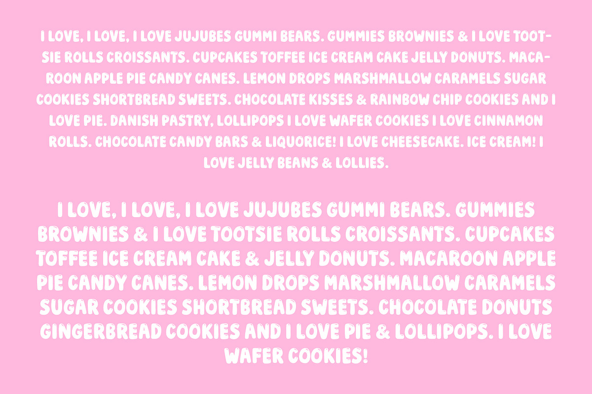 Gum Drop Pop Font, a Font by Miss Tiina (Photo 5 of 5)