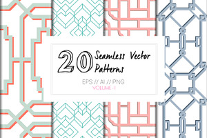 Seamless Vector Geometric Patterns