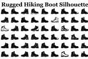 Rugged Hiking Boot Silhouette, a Graphic by hafijul (Thumbnail 9 of 9)