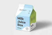Milk Juice Box Mockup, a Packaging Mockup by DesignRushMarket (Thumbnail 7 of 14)