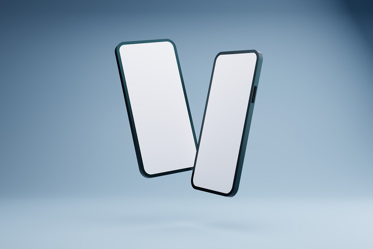 10 Bundle 3D Render Mobile Device