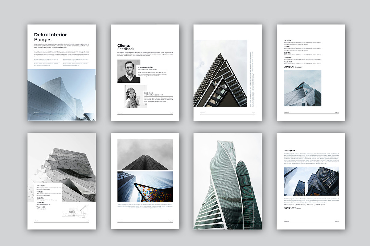 QUATER | Architecture Portfolio, a Brochure Template by obayes (Photo 3 of 18)