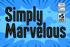 Simply Marvelous, a Handwritten Font by Comicraft Fonts