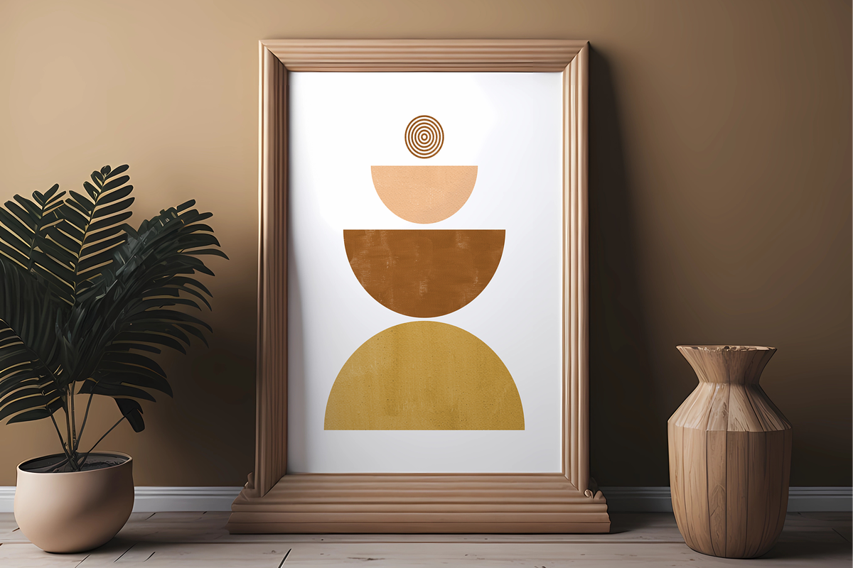 Boho Mockup Art, Psd Mockup, a Print Template by Ali's Designs (Photo 3 of 3)