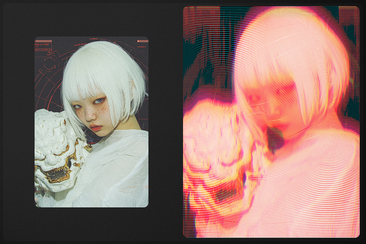 Glitch Dissolve Photo Effect, a Layer Style Add-On by Milka (Photo 2 of 6)