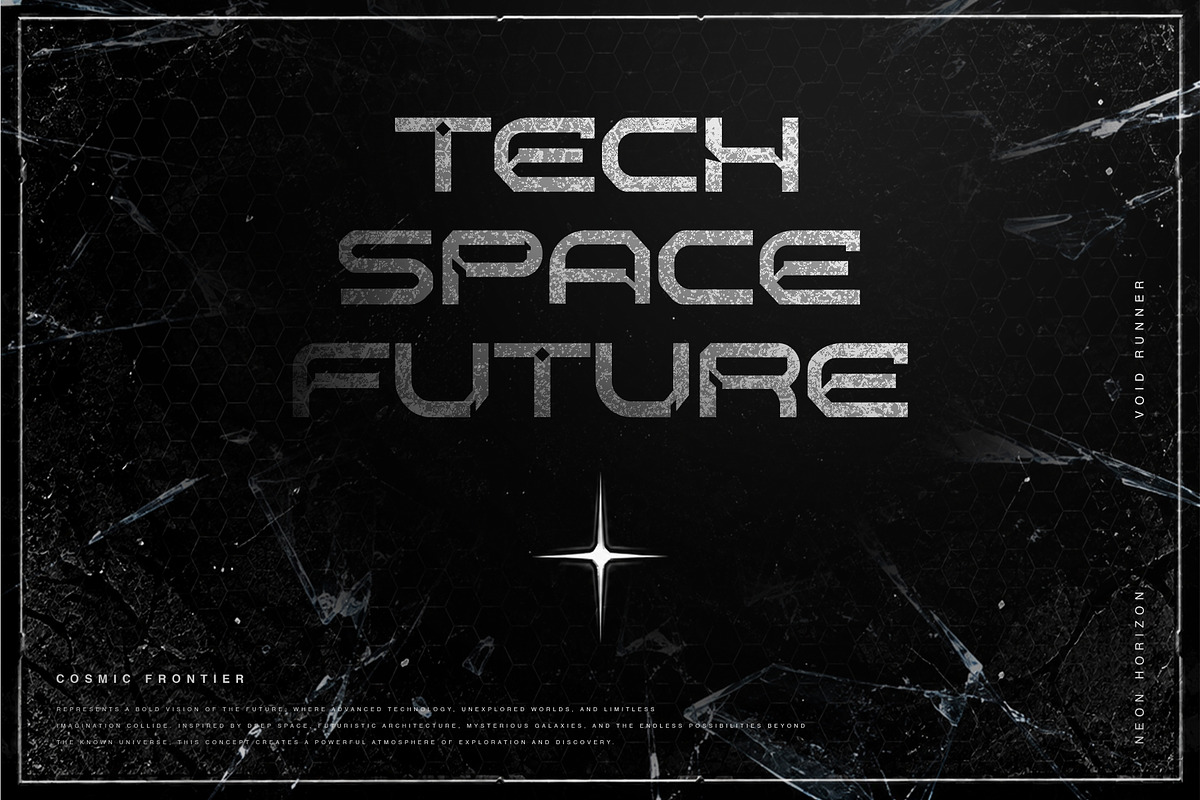 NEBULA ROVER - Futuristic Sci-Fi, a Blackletter Font by Brainwave (Photo 2 of 8)