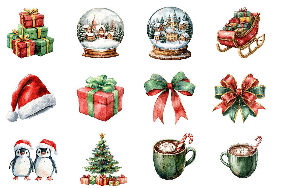 Christmas Clipart, an Illustration by Designworld (Photo 3 of 6)