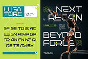 Trainex, a Sans Serif Font by Artisan Themes (Thumbnail 5 of 12)