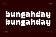 Bungahday – Bold Rounded Font, a Sans Serif Font by Artiveko (Thumbnail 1 of 8)