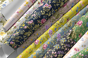 Celia Vintage Floral Seamless Prints, a Pattern Graphic by Pink Linen (Thumbnail 10 of 13)