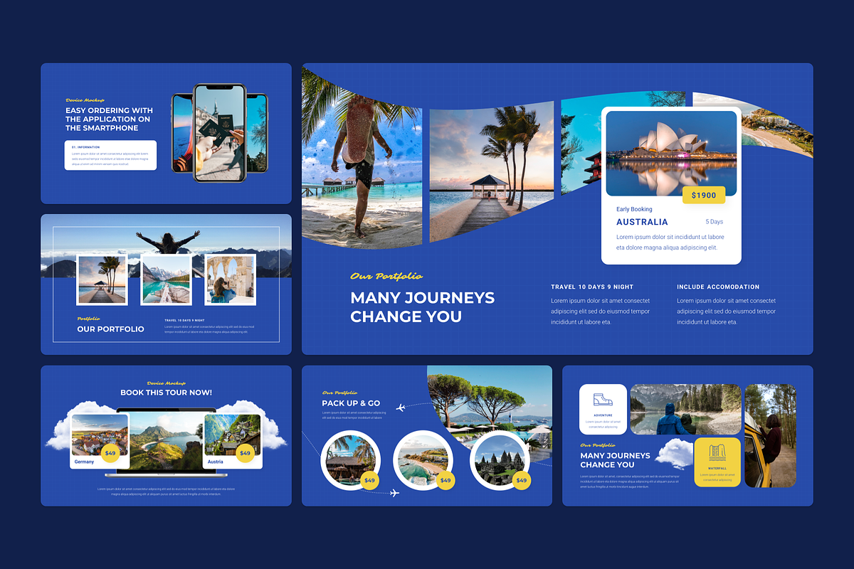 Travel Agency PowerPoint, a Presentation Template by YossyOneStd (Photo 4 of 6)