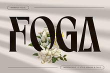 Foga - Modern Serif Logo Font
