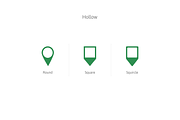 Map Markers, an Object Graphic by Nathaniel Blackburn (Thumbnail 2 of 4)
