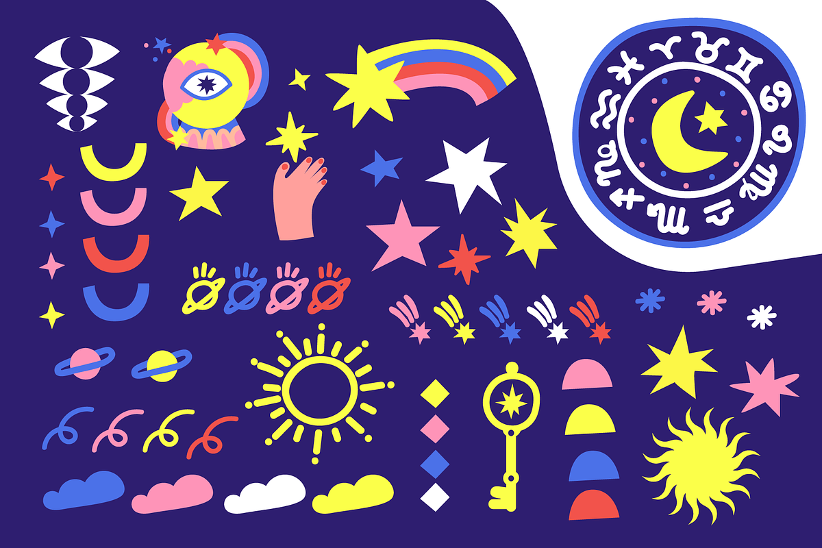 Star soul. Zodiac illustration set, a Person Illustration by Oliana Moroz (Photo 9 of 21)