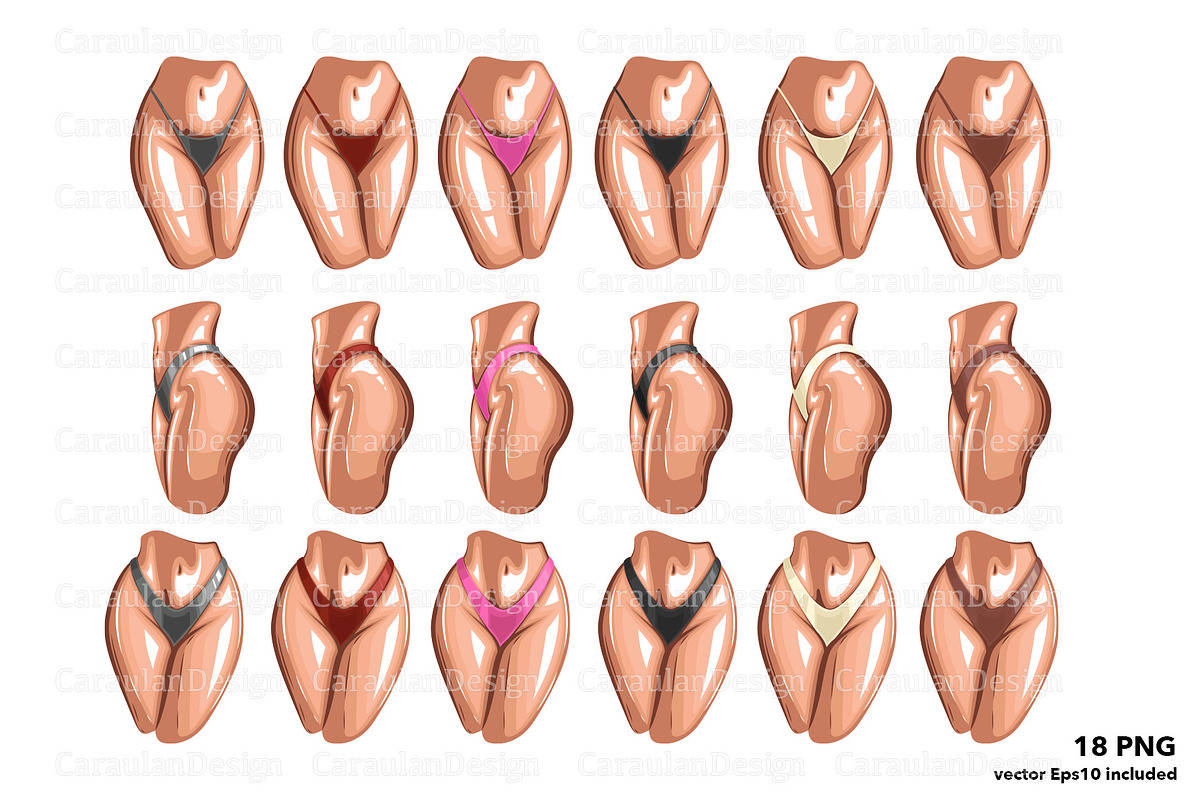 Elegant Female Body Illustrations, a Person Illustration by Serghei Caraulan (Photo 6 of 15)