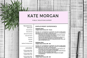 Resume Template Kate