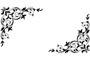 Elegant Vintage Floral Corner Frame, a Decorative Illustration by Designer_Momina (Thumbnail 3 of 21)