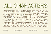 CS Bonita – Art Nouveau Font, a Sans Serif Font by Craft Supply Co. (Thumbnail 8 of 8)