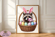 Funny Raccoon Bubblegum Easter Png, an Illustration by Daily.Designs (Thumbnail 5 of 5)
