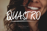 Quastro Brush Font, a Handwritten Font by Graphicxell (Thumbnail 1 of 5)