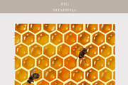 Honey Bee - Watercolor Breakfast, an Illustration by NNclipart (Thumbnail 7 of 8)