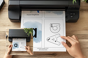 Printer Mockup with Hands PR011-03, a Books & Magazine Mockup by Callistemon Creative (Thumbnail 5 of 8)