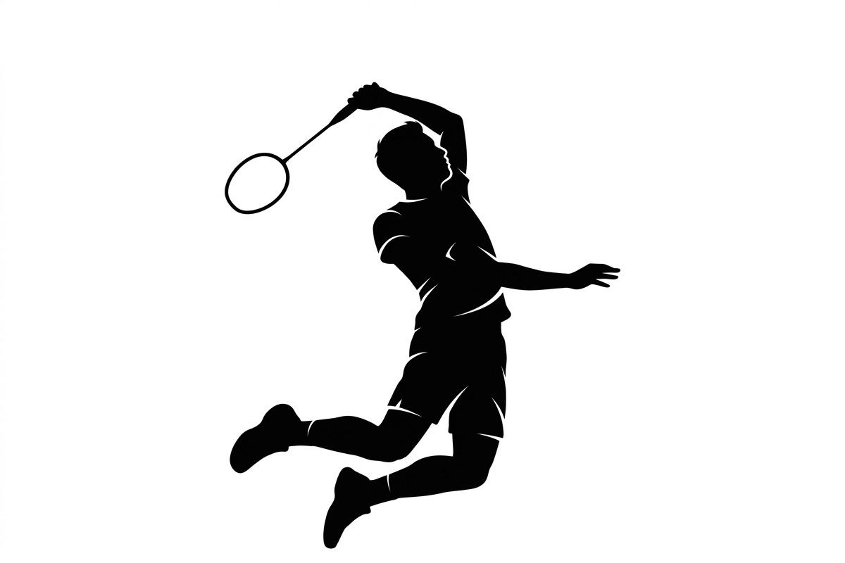 60 Badminton Player Smash Silhouette, a Person Illustration by Amazin_art (Photo 37 of 37)