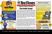 2 Page Newspaper Template, a Flyer Template by Newspaper Templates (Thumbnail 6 of 7)