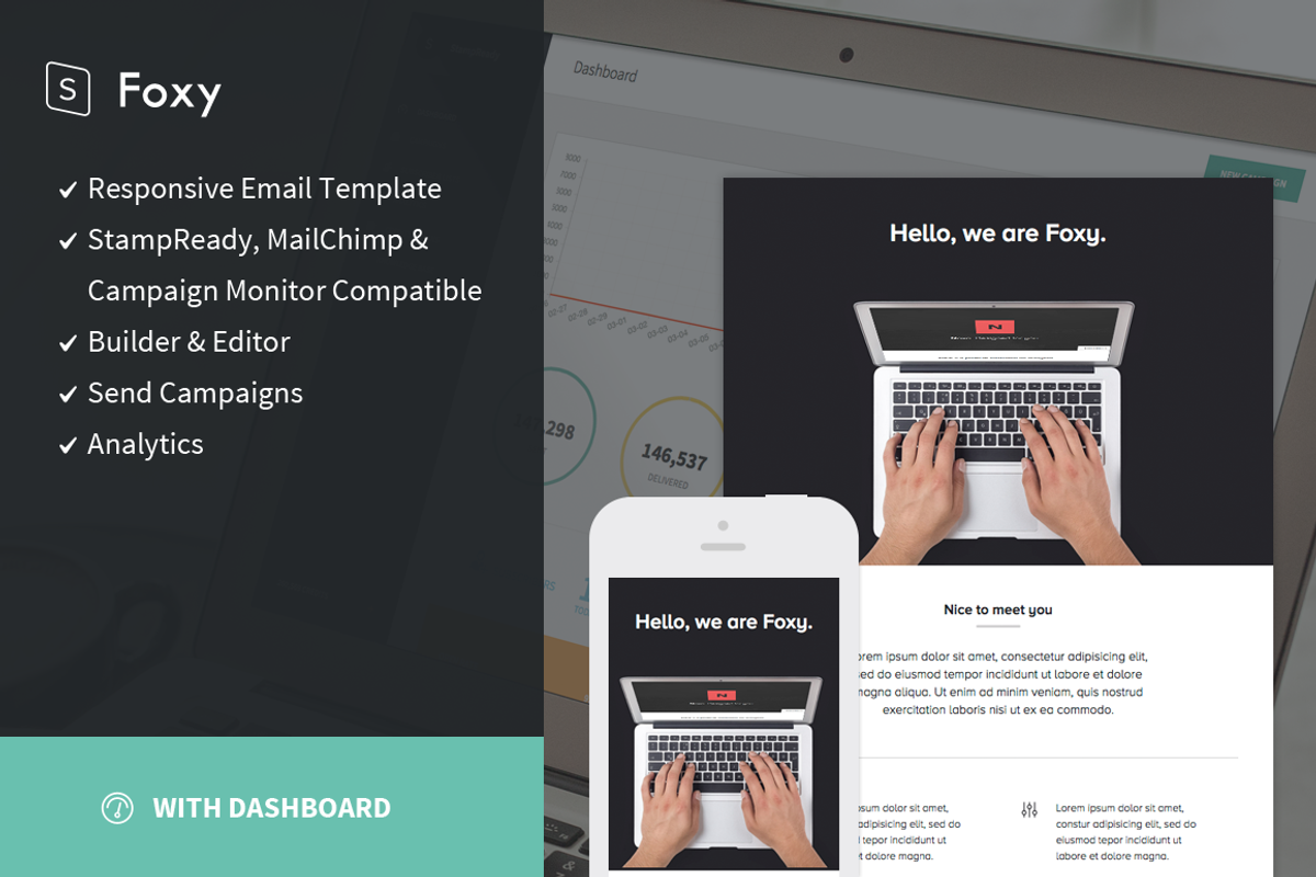 Foxy + StampReady Builder, an Email Template by StampReady Templates (Photo 1 of 2)