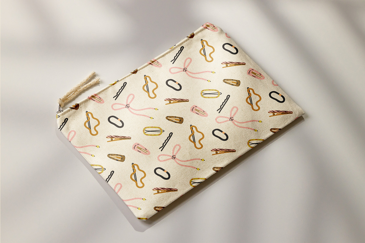 Hair accessories, seamless pattern, a Pattern Graphic by Good Studio (Photo 6 of 10)