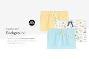 Baby Cotton Shorts Mock-ups Set, a Bottom Mockup by Mocca Mockups Store (Thumbnail 16 of 22)