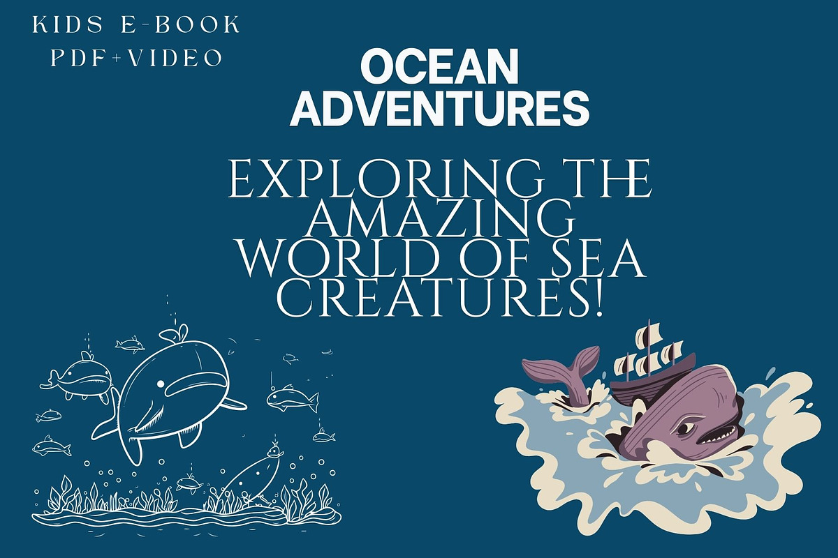 Ocean Adventures For Kids, a Card Template by Crox Studio | Digital (Photo 1 of 10)