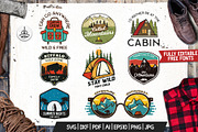 Retro Camp Badges Logos. Part 4, a Branding & Logo Template by JeksonGraphics (Thumbnail 4 of 11)