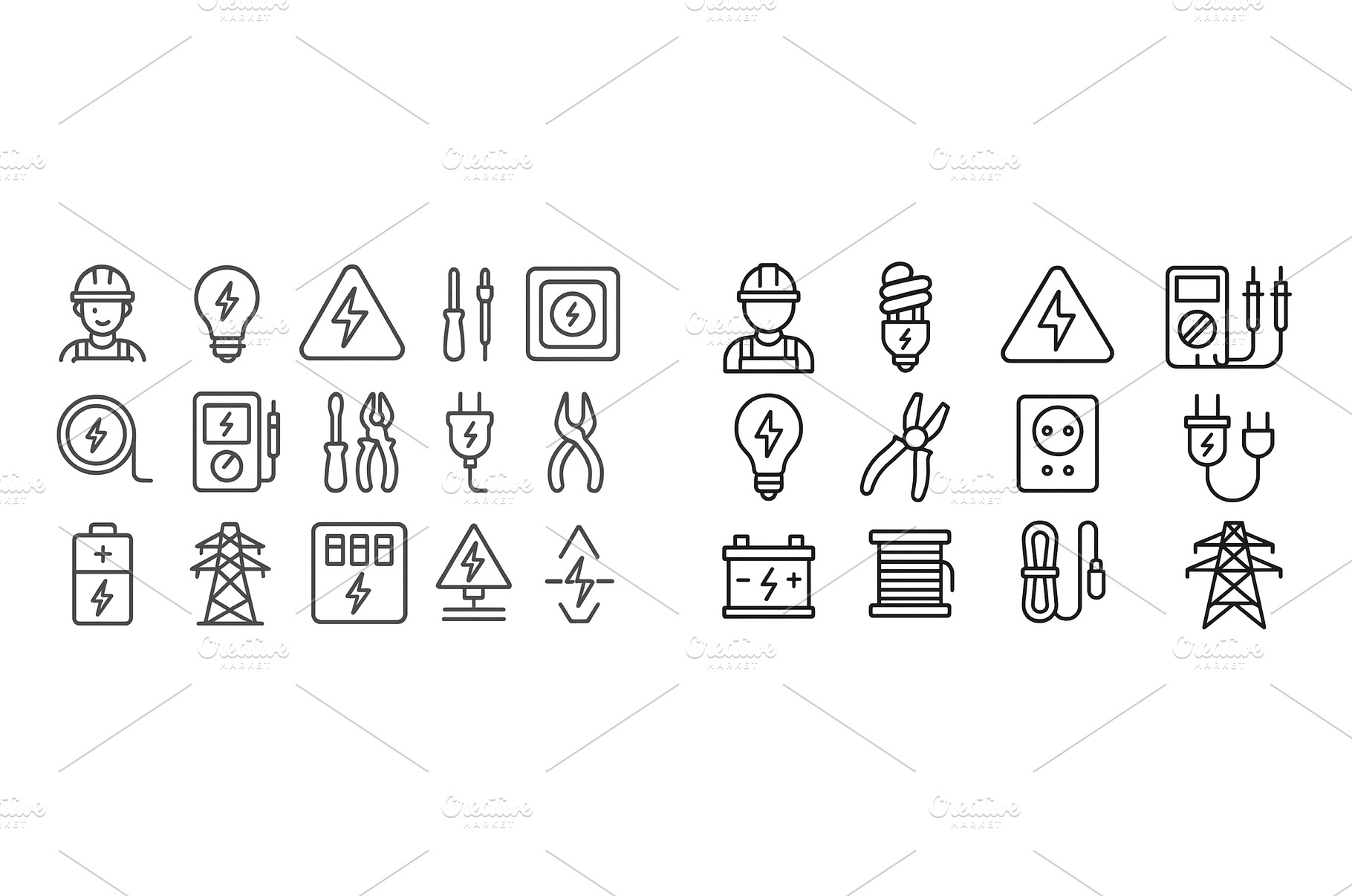 Collection of electrical symbols and, an Industrial Photo by ZinetroN