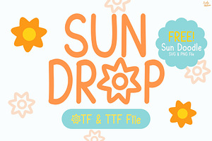 Sundrop | Handwritten font, a Handwritten Font by LivelyAutumn11.11